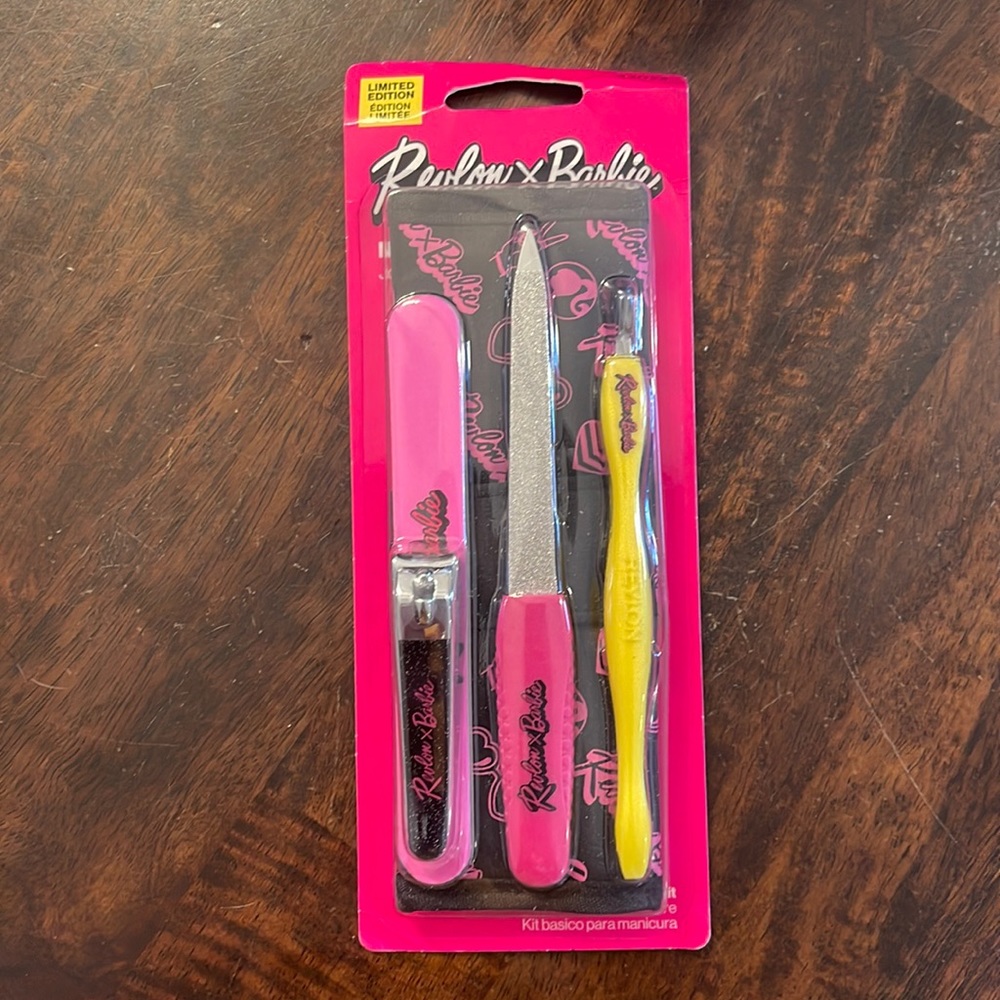 New Revlon x Barbie Manicure Essentials Set- FREE with any purchase!!